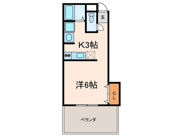 ドム－ル尼崎の物件間取画像